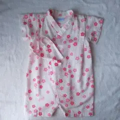 美品  ミキハウス 日本製 甚平 70cm 夏 まつり 60cm