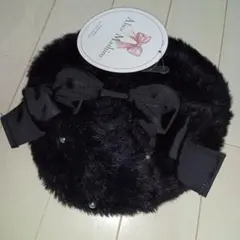 しまむら　眞白ありす　ベレー帽　リボン帽子