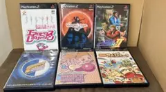 【中古品】　タイムクライシス等　専用コントローラー対応PS2ソフト　6本セット