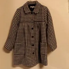シップス　チェックコート　130cm