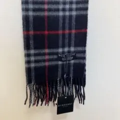 BURBERRY チェック柄マフラー カシミヤ100%