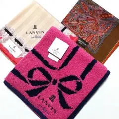 LANVIN　タオルハンカチ&ハンカチ