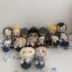 鬼滅の刃 ぽふっとぬいぐるみ 其ノ壱〜其ノ伍 15体フルコンプリート