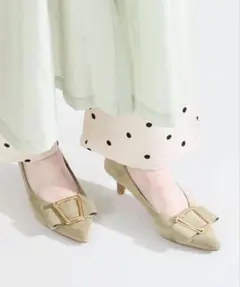 オリエンタルトラフィック　2wayリボンモチーフヒールパンプス