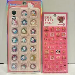 2点セット♥︎日焼けハローキティ♥︎タイルシール♥︎キラコロ♥︎おはじきシール①