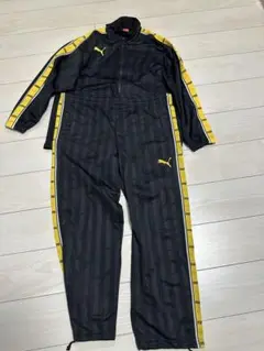 PUMA ストライプジャージ ブラック/イエロー　プーマ　プージャー