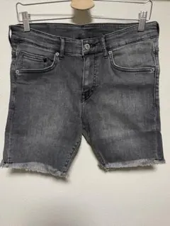 H&M デニムショートパンツ グレー S size