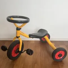 ボーネルンド ウィンザー ペリカンデザイン 三輪車 イエロー 幼児用 丸ハンドルのサムネイル