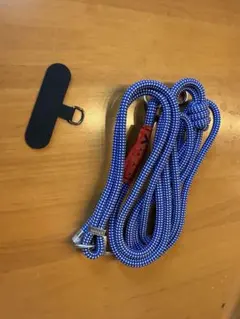 topologie ショルダーストラップ 青白 6mm