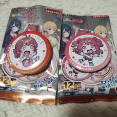 学園アイドルマスター　ゆらりん缶バッジ　花海咲季　花海佑芽
