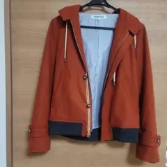 Simplicite Plus メンズ ウール混ジャケットコート 38