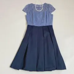 【美品】カエンKaene パーティードレス ワンピース レース 38 M