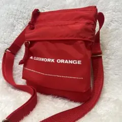 【希少　美品】アンダーカバー✖️時計じかけのオレンジ　コラボ　ショルダーバッグ　赤のサムネイル
