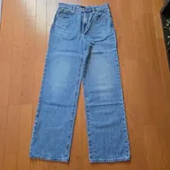 UNIQLO ワイドストレートジーンズ 24 (61cm)