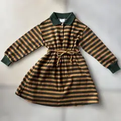 キッズ　ストライプワンピース