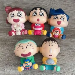 クレヨンしんちゃん ぎゅーこっと　5種セット コンプ フィギュア
