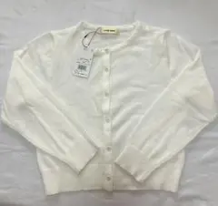 LAISSE PASSE カーディガン　白　アイボリー　新品　タグ付き　M