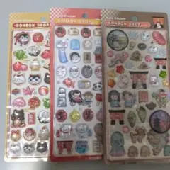 【正規品】和柄　ボンボンドロップシール　コンビニ不可　東京観光　縁起物　古都巡り