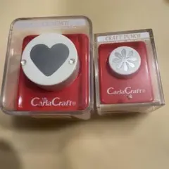 Carla Craft クラフトパンチ　ハート　デイジー