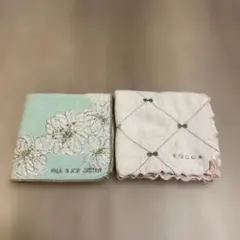 TOCCA & PAUL & JOE タオルハンカチ 2枚セット