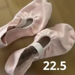 Chacott バレエシューズ 22.5D ロイヤルピンクのサムネイル