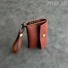 レザー クラフト 4連キーケース 天然皮革レザー ハンドメイド カードケース