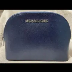 MICHAEL KORS ネイビー ポーチ