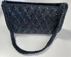 総ビーズクラッチバッグ