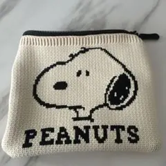 PEANUTS スヌーピー ニットポーチ