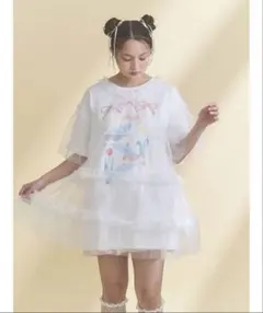 ビュルデサボン チュール刺繍チュニックブラウス - メルカリ