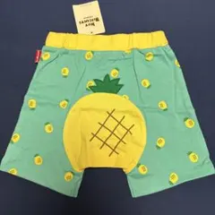 新品　mikihouseミキハウス　パイナップル柄 ハーフパンツ90cm