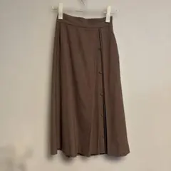 チェック スカート ロキエ ブラウン 森ガール