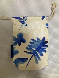 STARBUCKS ボトルカバー青い花柄