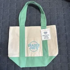 TRADER JOE’S トレーダージョーズ　トートバッグ　エコバッグ　グリーンのサムネイル