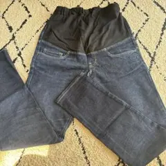 Lサイズ マタニティデニムパンツ 無印