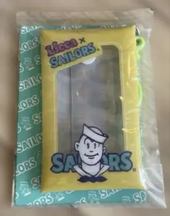 りかちゃんくじ　Licca × SAILORS ミニクリアポーチ　イエロー