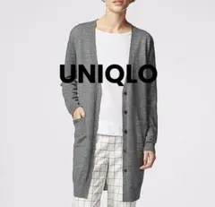 【UNIQLO】エクストラファインメリノブレンドロングカーディガン（長袖）
