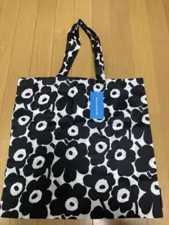 マリメッコ トートバッグ エコバッグウニッコ柄ナイロン生地　新品