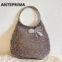 珍品 美品 ANTEPRIMA アンテプリマ ワイヤーバック がま口 クリスタル