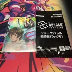 ガンダムカードショップバトル優勝者パック01 バナージリンクス リソース セット