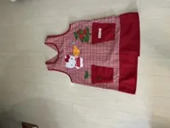大人用ハローキティエプロン赤のサムネイル