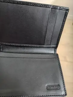 COACH ブラック レザー 名刺入れのサムネイル