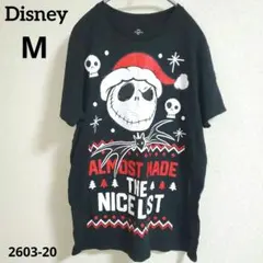 【美品】ディズニー ナイトメアー・ビフォア・クリスマス【M】黒