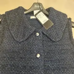 ルネ　ツイード襟付き ジレ　36 2026年最新】Rene ベスト・ジレの人気アイテム - メルカリ