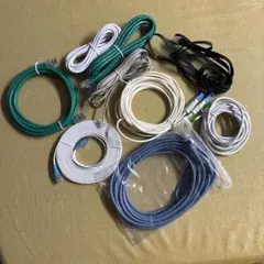 LANケーブルセット 複数色 RJ45コネクタ