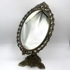 モダニアリアメンテ プシュケ テーブルミラー アンティークゴールド 卓上ミラー