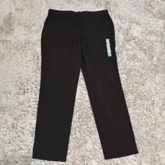 ジーユー【未使用】テーパードトラウザー（グレンチェック）CL ダークブラウンXL