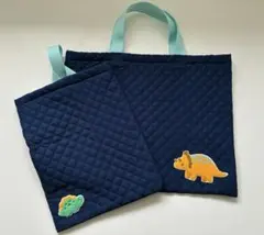 ハンドメイド レッスンバック靴入れセット