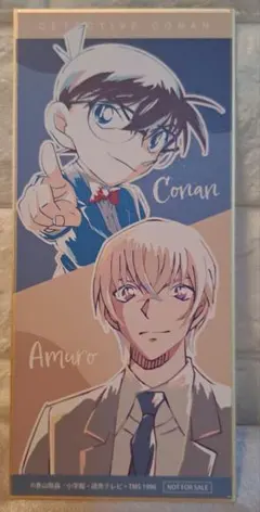 名探偵コナン 江戸川コナン&安室透アニメイト第６弾スタンド付き色紙限定特典