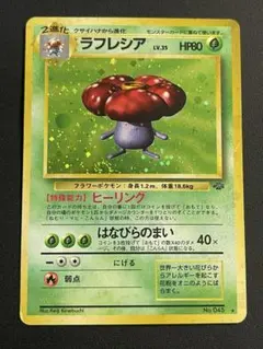 ラフレシア 十字ホロ 第2弾拡張パック ポケモン 旧裏 a322